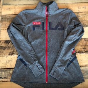🎈SALE🎈FILA | Sport slimming jacket w/thumbholes